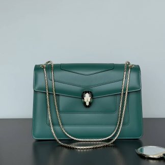 Replica Bvlgari Calfskin Serpenti Forever Shoulder Bag