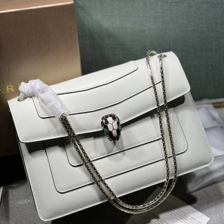 Replica Bvlgari Calfskin Serpenti Forever Shoulder Bag