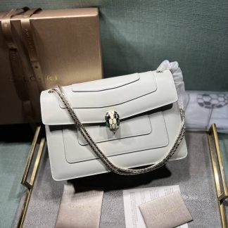 Replica Bvlgari Calfskin Serpenti Forever Shoulder Bag