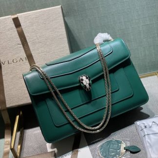 Replica Bvlgari Calfskin Serpenti Forever Crossbody Bag