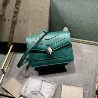 Replica Bvlgari Calfskin Serpenti Forever Shoulder Bag