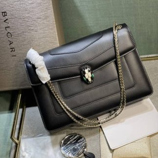 Replica Bvlgari Calfskin Serpenti Forever Shoulder Bag