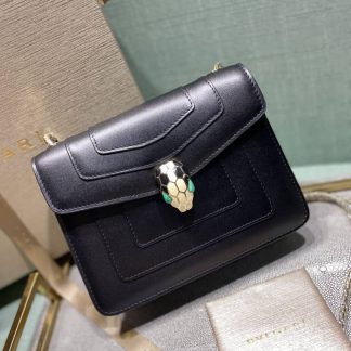 Replica Bvlgari Calfskin Serpenti Forever Shoulder Bag