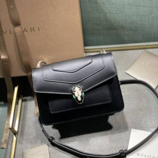 Replica Bvlgari Calfskin Serpenti Forever Shoulder Bag