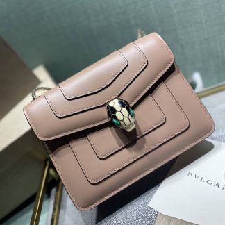 Replica Bvlgari Calfskin Serpenti Forever Shoulder Bag