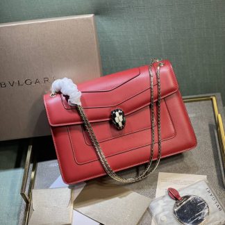 Replica Bvlgari Calfskin Serpenti Forever Shoulder Bag