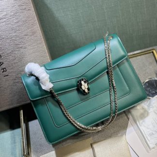 Replica Bvlgari Calfskin Serpenti Forever Shoulder Bag