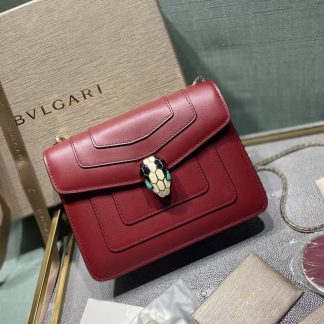 Replica Bvlgari Calfskin Serpenti Forever Crossbody Bag