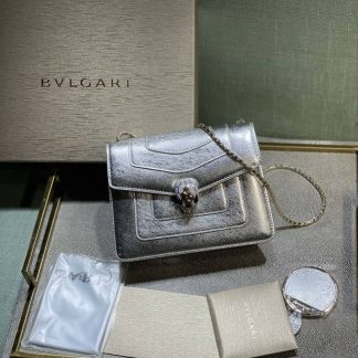 Replica Bvlgari Calfskin Serpenti Forever Shoulder Bag