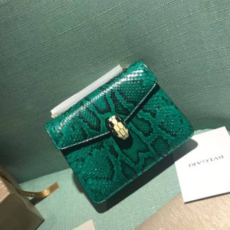 Replica Bvlgari Snake Leather Serpenti Forever Shoulder Bag