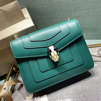 Replica Bvlgari Calfskin Serpenti Forever Shoulder Bag