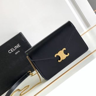 Replica Celine Triomphe Calfskin Woc Wallet On Chain