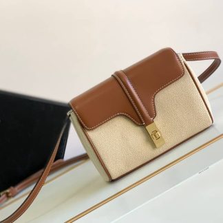 Replica Celine Mini Soft 16 Smooth Calfskin Shoulder Bag