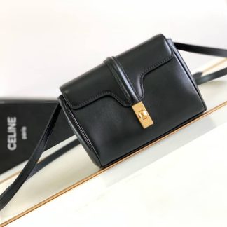 Replica Celine Mini Soft 16 Smooth Calfskin Shoulder Bag