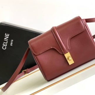 Replica Celine Mini Soft 16 Smooth Calfskin Shoulder Bag