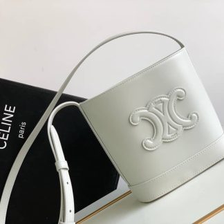 Replica Celine Cuir Triomphe Calfskin Mini Bucket Bag