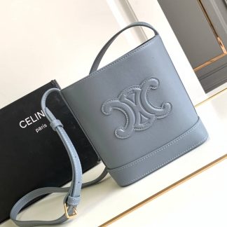 Replica Celine Cuir Triomphe Calfskin Mini Bucket Bag