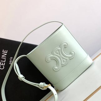 Replica Celine Cuir Triomphe Calfskin Mini Bucket Bag