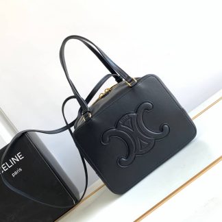 Replica Celine Smooth Calfskintan Folded Cube Bag