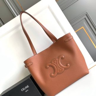 Replica Celine Cabas Anais Cuir Triomphe Grained Calfskin Tote Bag