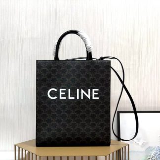 Replica Celine Cabas Vertical Triomphe Leather Tote