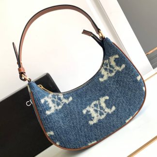 Replica Celine Ava Denim Calfskin Bag