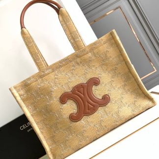 Replica Celine Large Cabas Thais Textile Triomphe Tote