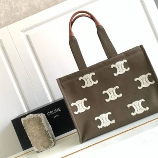 Replica Celine Large Cabas Thais Cotton Tote