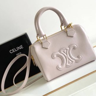 Replica Celine Small Cuir Triomphe Calfskin Boston Bag