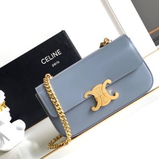 Replica Celine Calfskin Chain Shoulder Bag