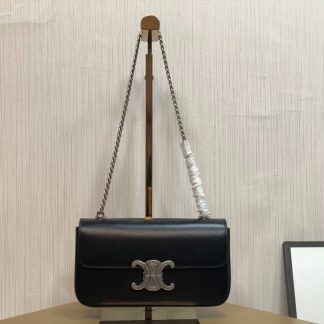 Replica Celine Calfskin Chain Shoulder Bag