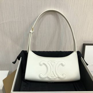 Replica Celine Smooth Calfskin Cuir Triomphe Shoulder Bag