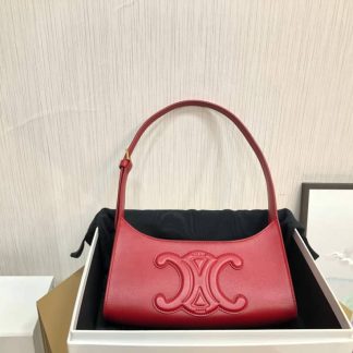 Replica Celine Smooth Calfskin Cuir Triomphe Shoulder Bag