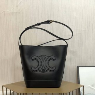 Replica Celine Cuir Triomphe Smooth Calfskin Bucket Bag