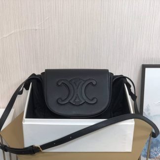 Replica Celine Folco Triomphe Smooth Calfskin Shoulder Bag