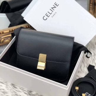 Replica Celine Box Calfskin Teen Classic Box Flap Bag