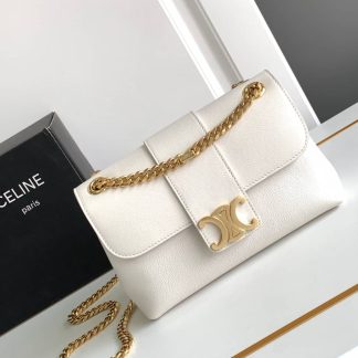 Replica Celine Supple Calfskin Teen Victoire Chain Bag