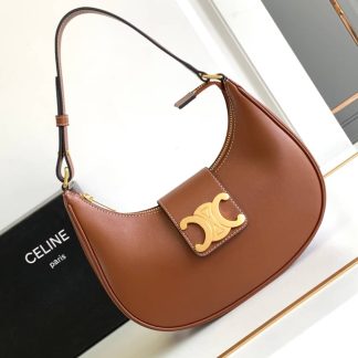 Replica Celine Ava Triomphe Calfskin Shoulder Bag