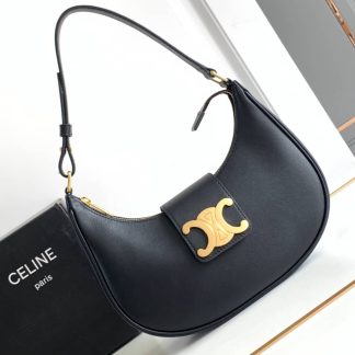 Replica Celine Ava Triomphe Calfskin Shoulder Bag