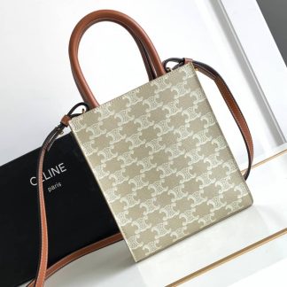 Replica Celine Mini Canvas Vertical Cabas Tote