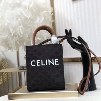 Replica Celine Mini Canvas Vertical Cabas Tote