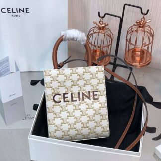 Replica Celine Mini Canvas Vertical Cabas Tote