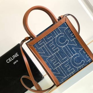 Replica Celine Mini Canvas Vertical Cabas Tote