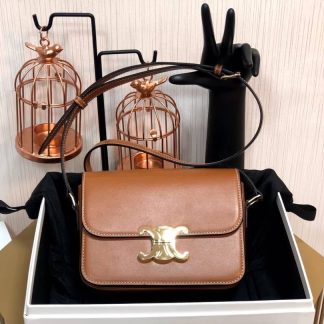 Replica Celine Teen Box Triomphe Crossbody Bag