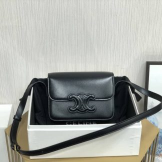 Replica Celine Cuir Teen Box Triomphe Crossbody Bag