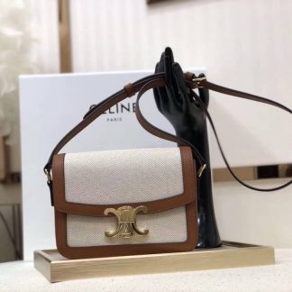 Replica Celine Teen Box Triomphe Crossbody Bag