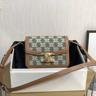 Replica Celine Teen Box Triomphe Crossbody Bag