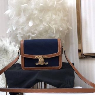 Replica Celine Teen Box Triomphe Crossbody Bag