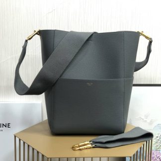 Replica Celine Soft Grained Calfskin Sangle Seau Bucket Bag