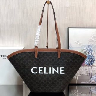 Replica Celine Couffin Large Coated Canvas Leather Tote